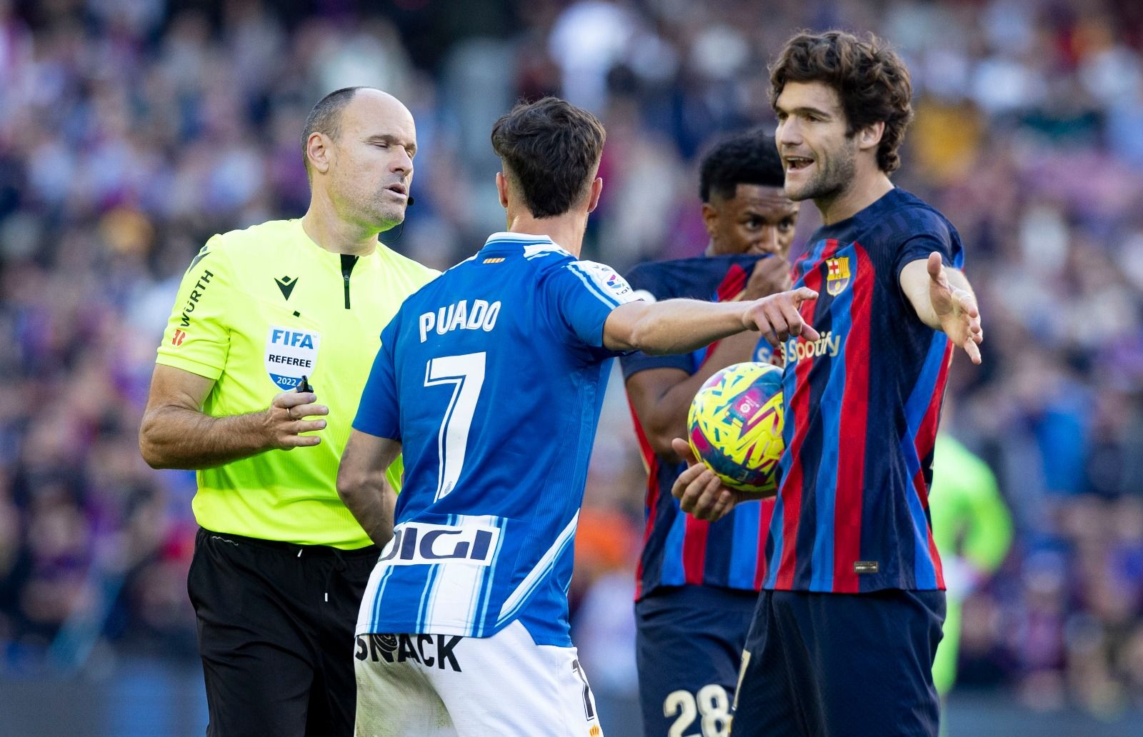 Lo que no se vio del caliente Barça-Espanyol