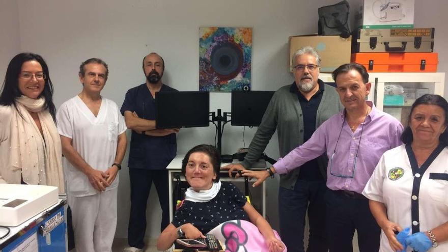 El centro para discapacitados de Alcuéscar se incorpora a la red de telemedicina del SES