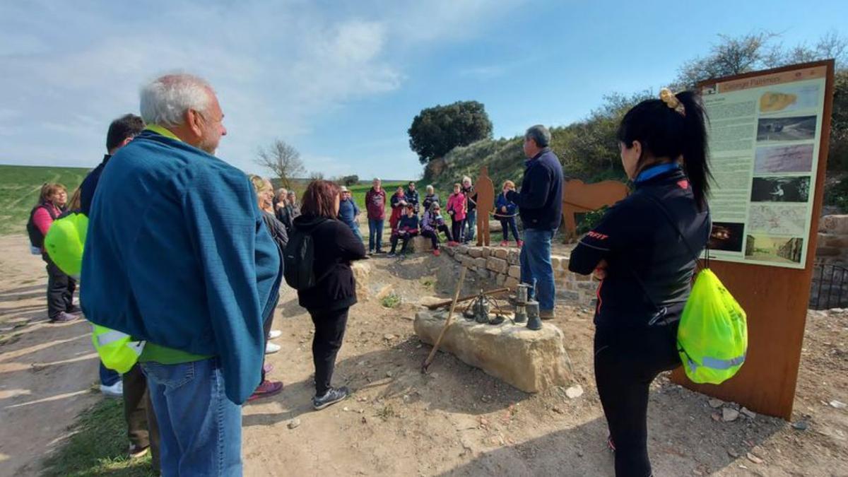 Calaf i Calonge de Segarra celebren el Dia de l’Activitat Física amb una caminada a la mina Vicenta i la font d’Aleny  | AJ. CALONGE DE SEGARRA
