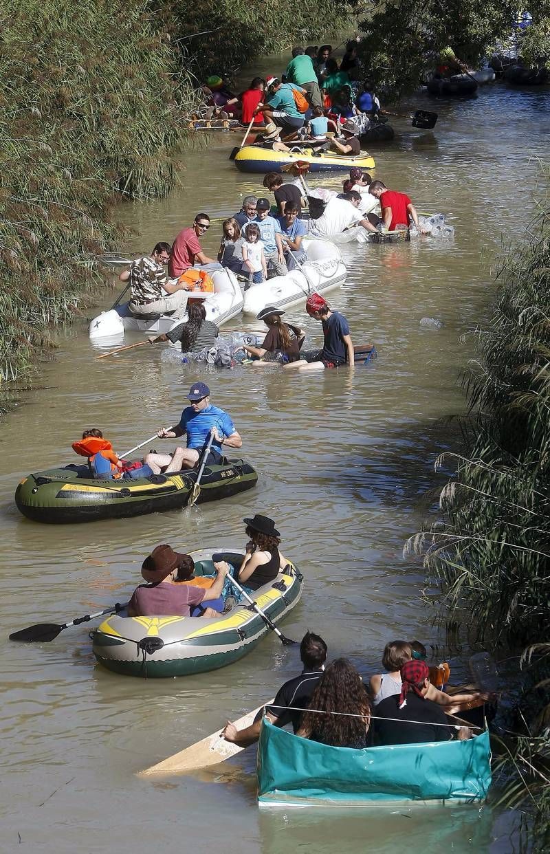 Fotogalería: Bajada reivindicativa por el Canal Imperial