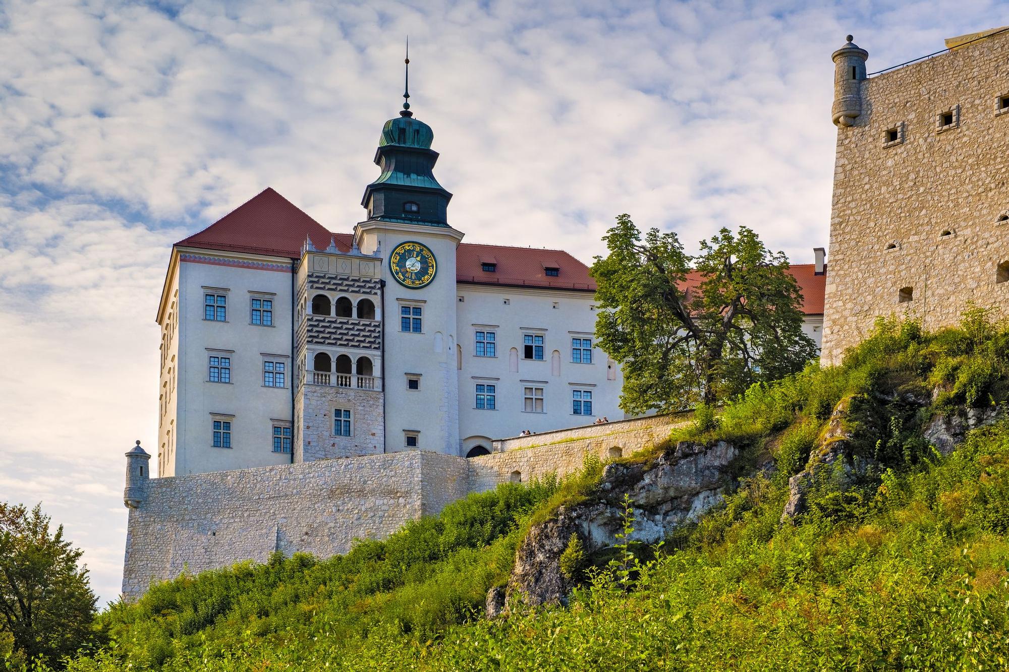 El Castillo Pieskowa Skala en el Parque Nacional de Ojców