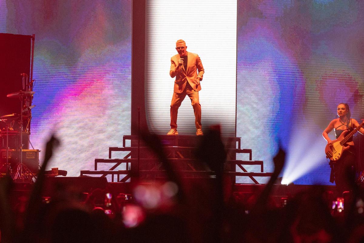 Concierto de Alejandro Sanz en el Palau Sant Jordi.