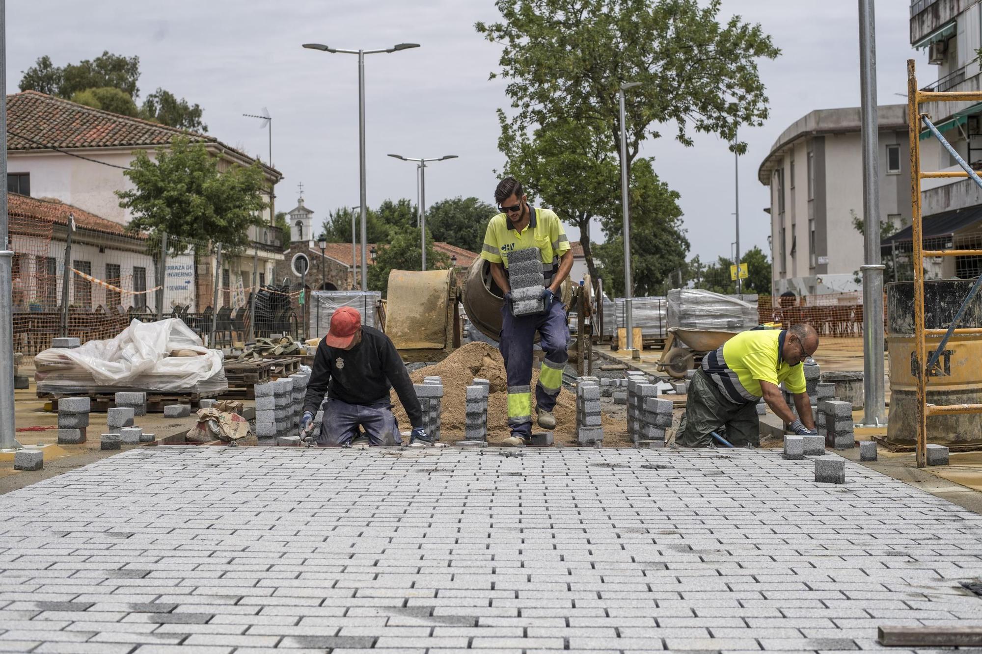 En las obras de San Blas