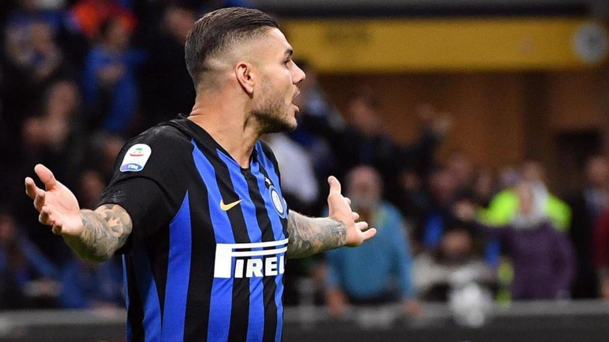 Mauro Icardi, gran figura del Inter-Milan