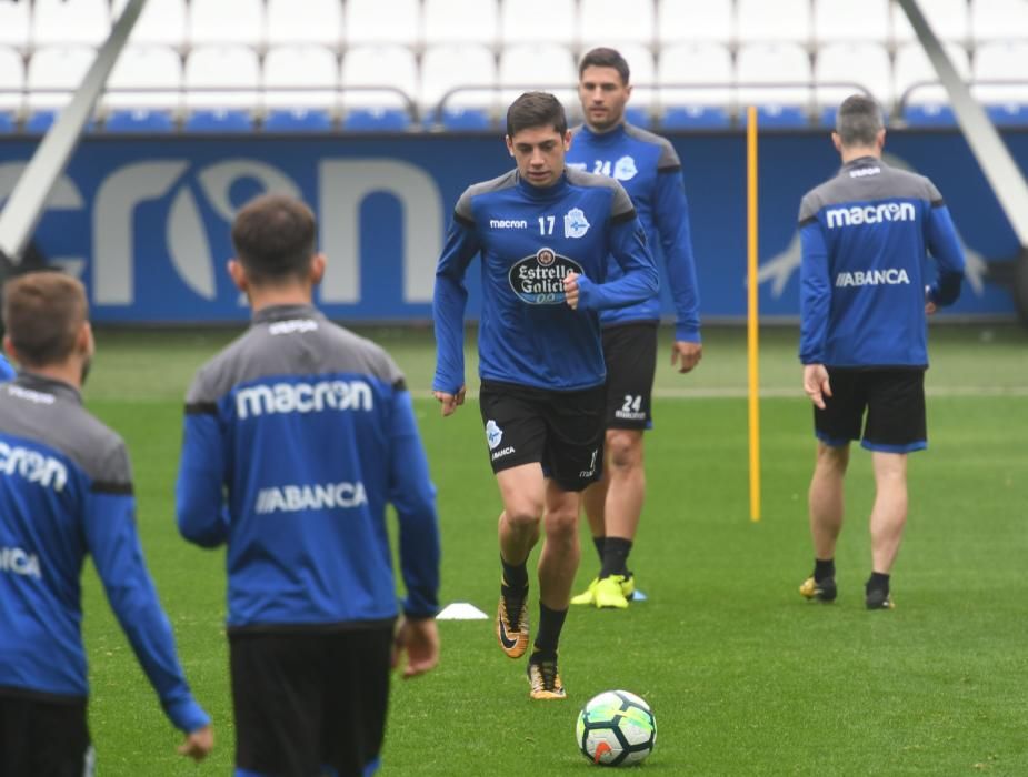 El técnico estará pendiente de la evolución del argentino Fede Cartabia para decidir si le mantiene en el once.