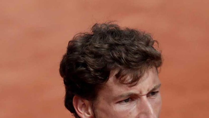 Pablo Carreño hace un gesto de alegría en el partido ante Raonic.