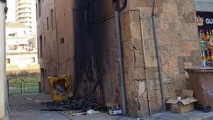 Un detenido en la Bisbal d’Empordà por quemar contenedores