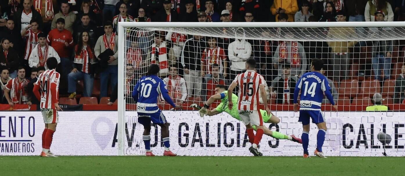 EN IMÁGENES: Gran victoria del Sporting contra el Granada en El Molinón