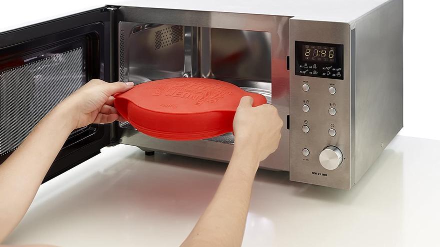 Amazon ▷ El estuche de vapor para hacer tortilla en el microondas que es  top 1 en ventas