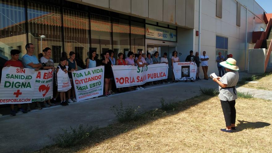 Nueva concentración en Sayago para reclamar una sanidad rural digna: suman 48 movilizaciones