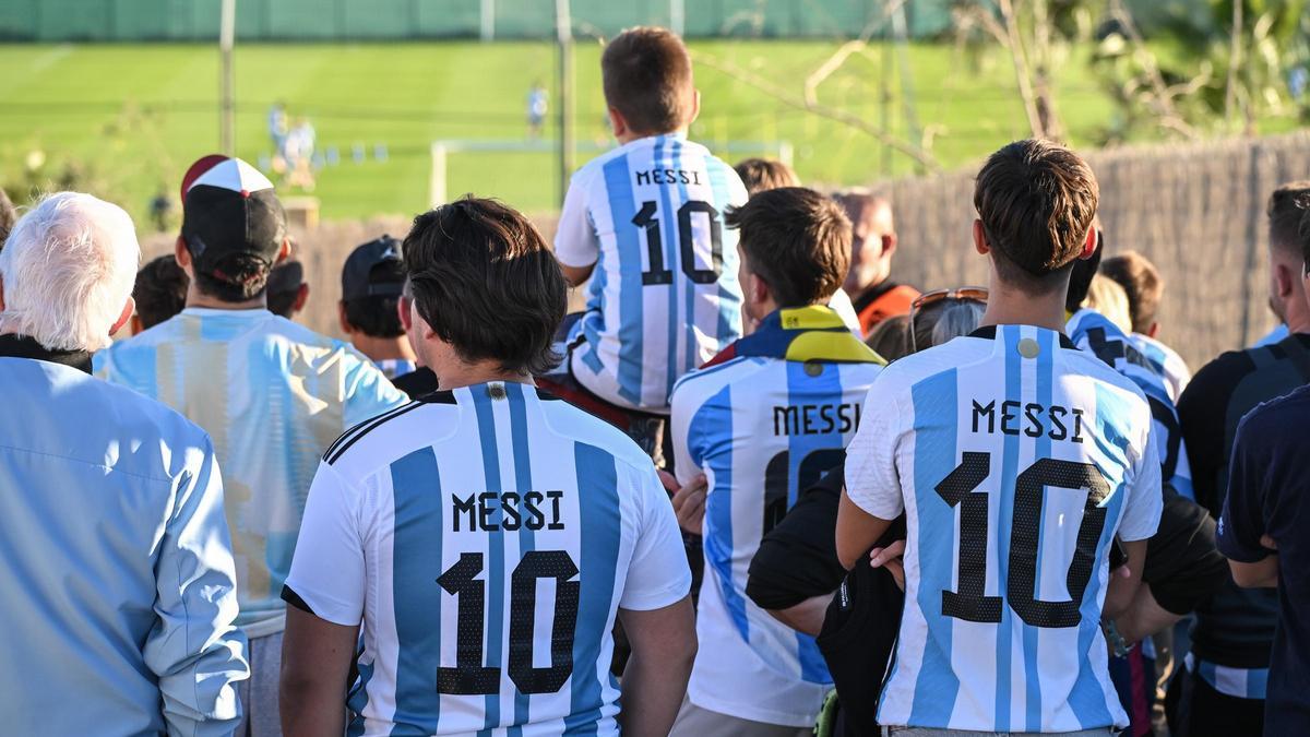 Locura por Messi en Algorfa.