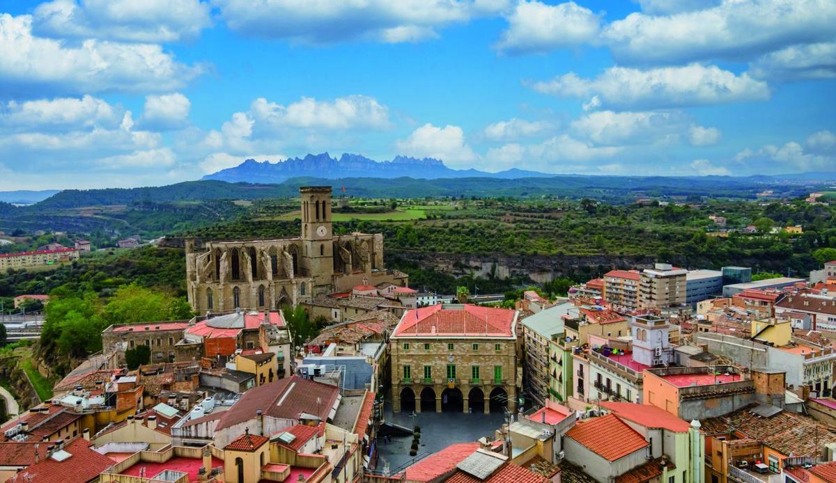 Una bonica vista parcial del Centre Històric de Manresa