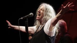 Patti Smith, durante un concierto en los jardines de Pedralbes en junio de 2022.