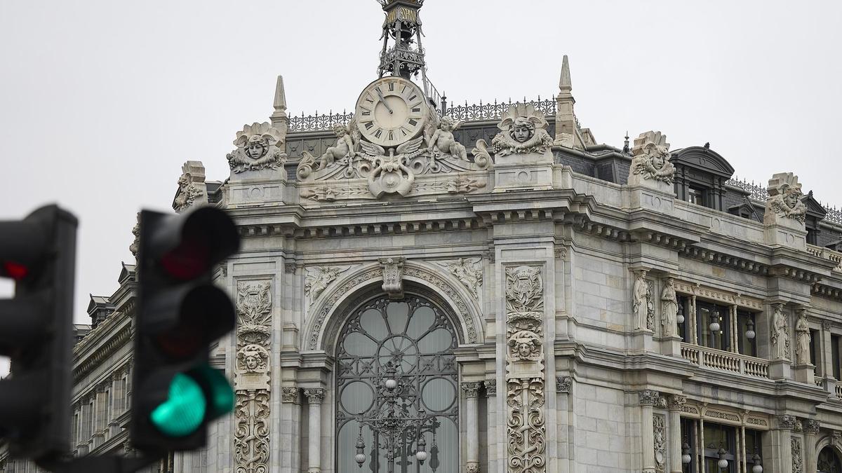Fachada del Banco de España, a 24 de noviembre de 2025, en Madrid (España).