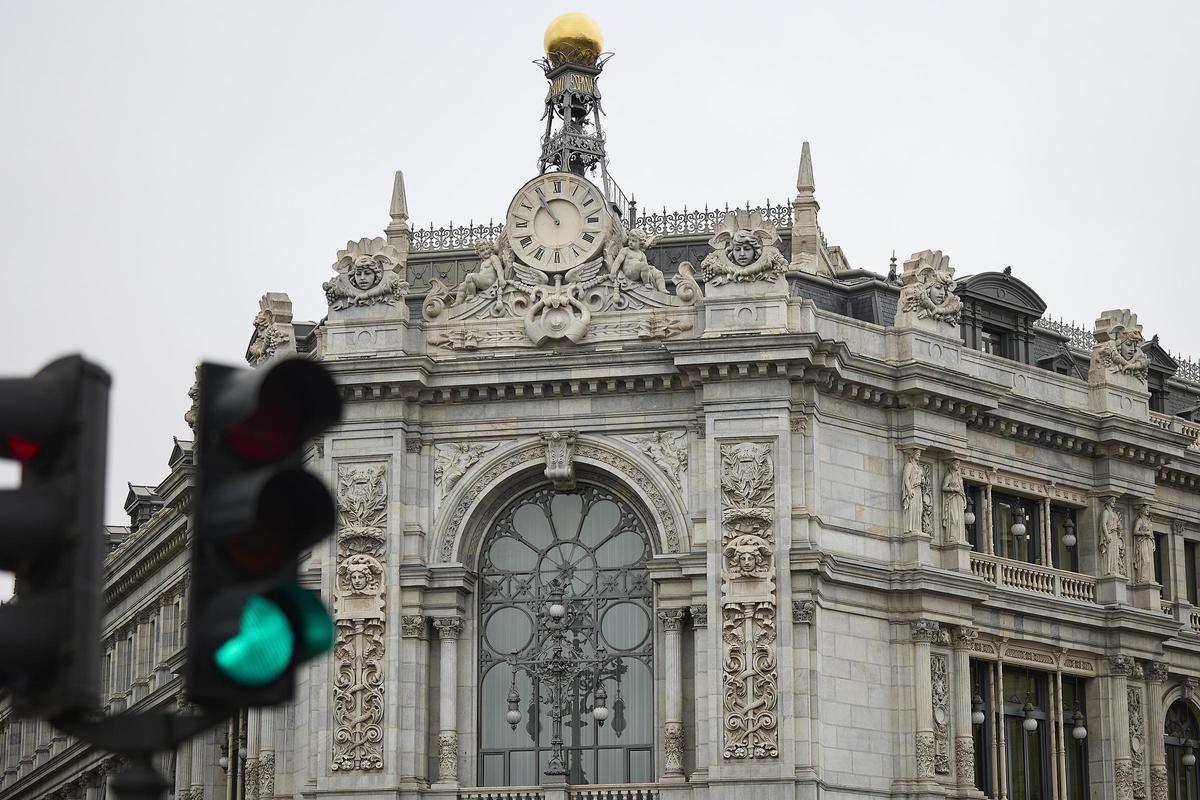 Fachada del Banco de España, a 24 de noviembre de 2025, en Madrid (España).