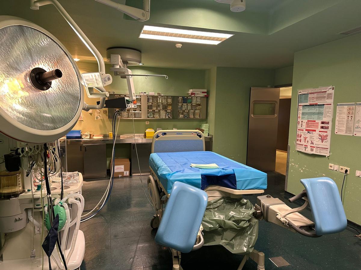 El área de paritorios del hospital Clínico de Zaragoza.