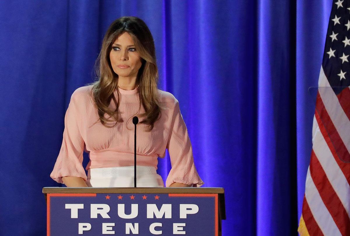 El estilo de Melania Trump: tonos pastel