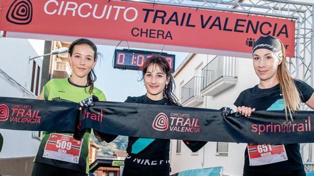 Podio de la categoría sprintrail