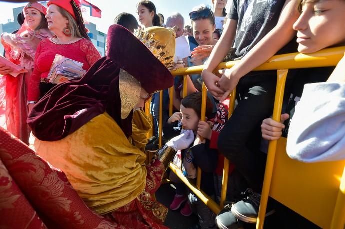 05-01-2020 LAS PALMAS DE GRAN CANARIA. Llegada de los Reyes Magos al Sanapú. Fotógrafo: ANDRES CRUZ  | 05/01/2020 | Fotógrafo: Andrés Cruz