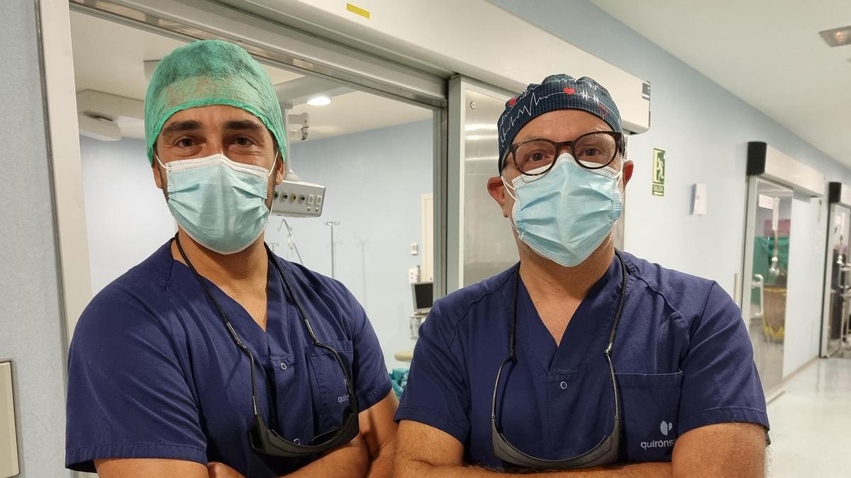 Miembros del servicio de Otorrinolaringología del Hospital Quirónsalud Málaga
