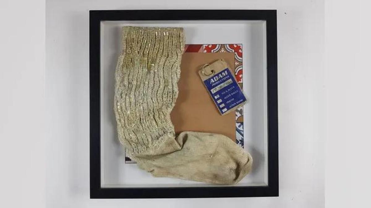 Calcetín subastado de Michael Jackson