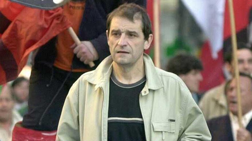Josu Ternera, en una manifestación en 2002.