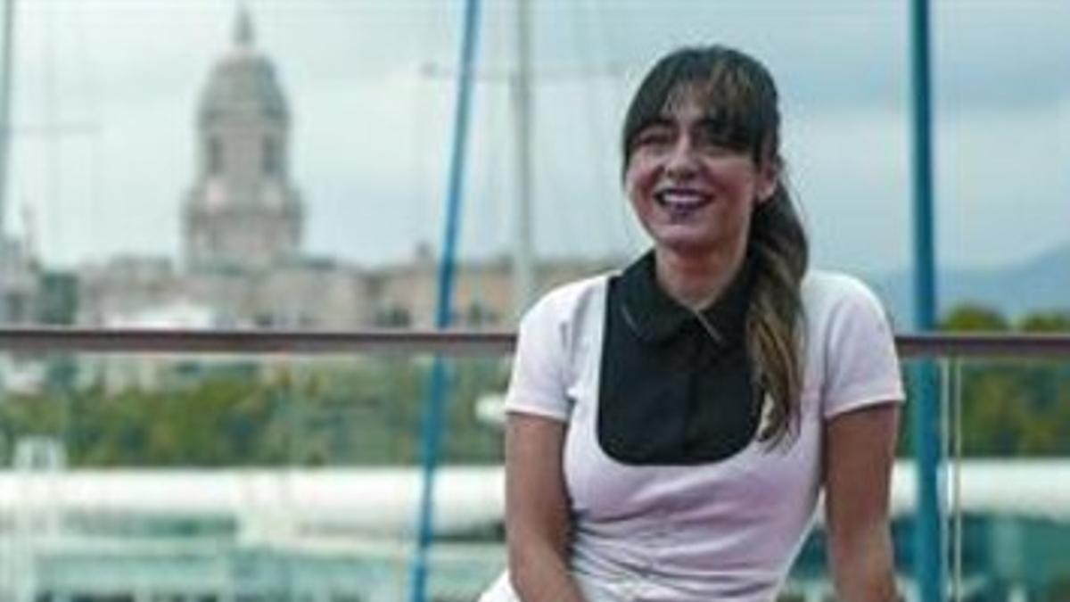 Candela Peña, en el Festival de Málaga, donde ayer presentó 'Ayer no termina nunca'.