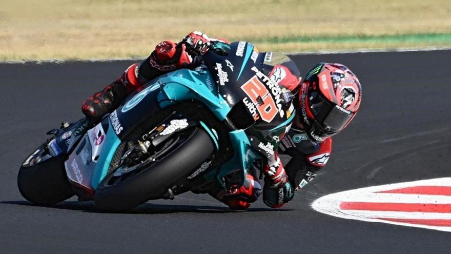 Un resucitado Quartararo lidera el dominio de Yamaha en Misano