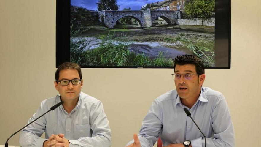 Rodríguez y Sanchis han anunciado el cierre del Pont Vell y la unificación de las fases de su rehabilitación
