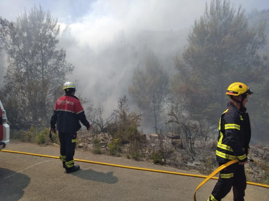 Incendio en Xàbia