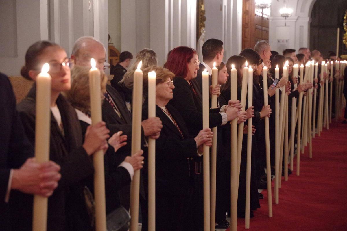 Traslado claustral del Cristo de la Humildad en la Victoria el Lunes de Pasión de 2026