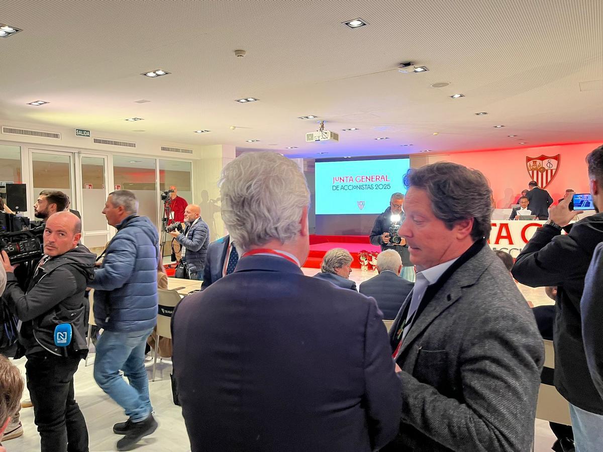 Antonio Lappi en la Junta General de Accionistas.