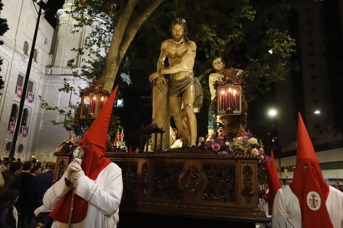 En imágenes | Procesiones del Jueves Santo en Zaragoza