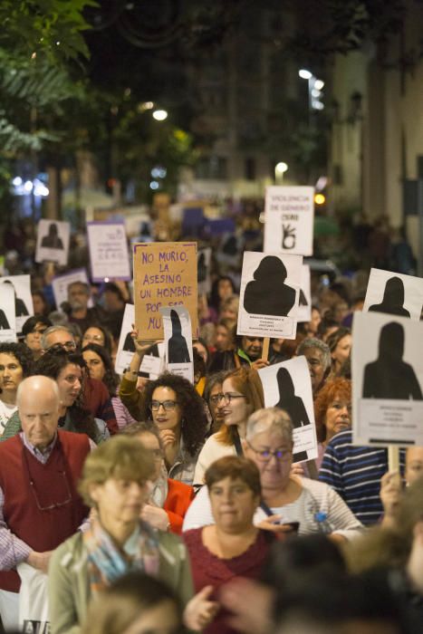 Manifestación contra la violencia machista