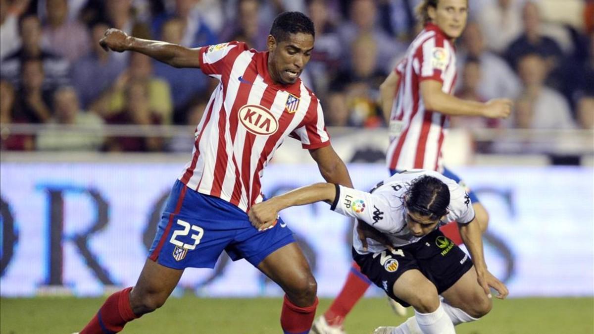 Cléber sumó 63 partidos con el Atlético de Madrid