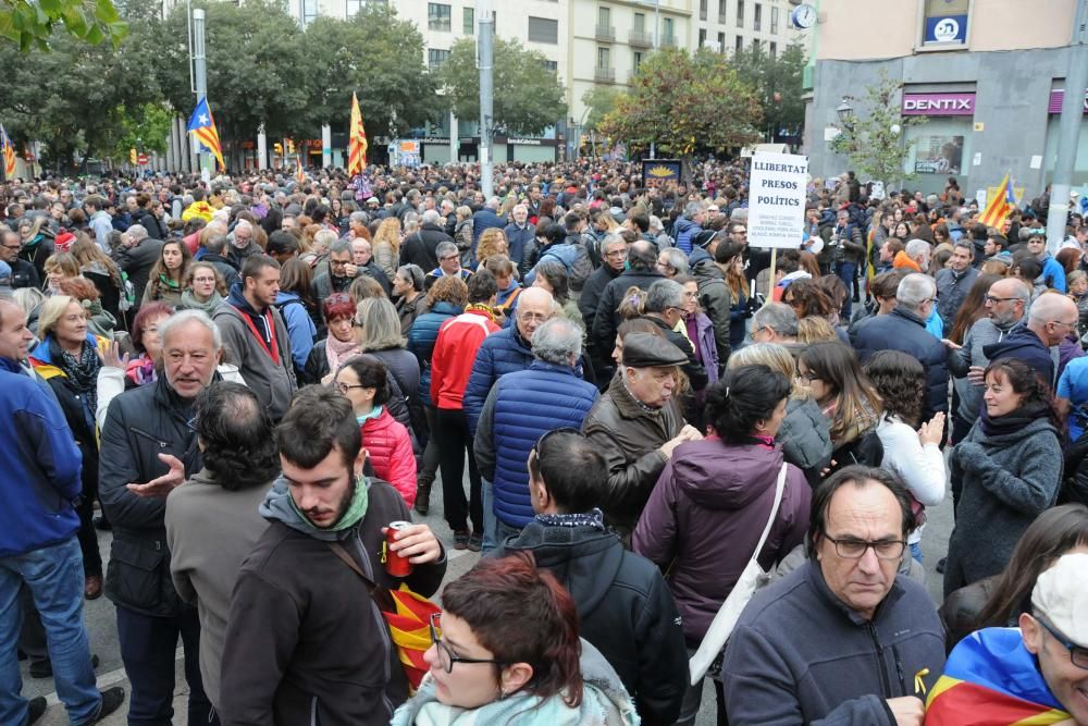 Manifestació per l'empresonament dels exconsellers, a Manresa