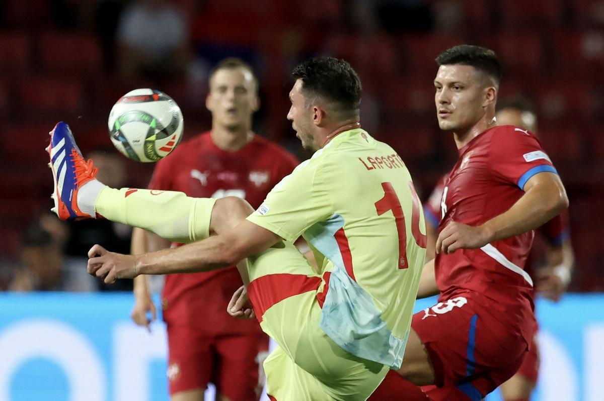 Nations League: Serbia - España, en imágenes.