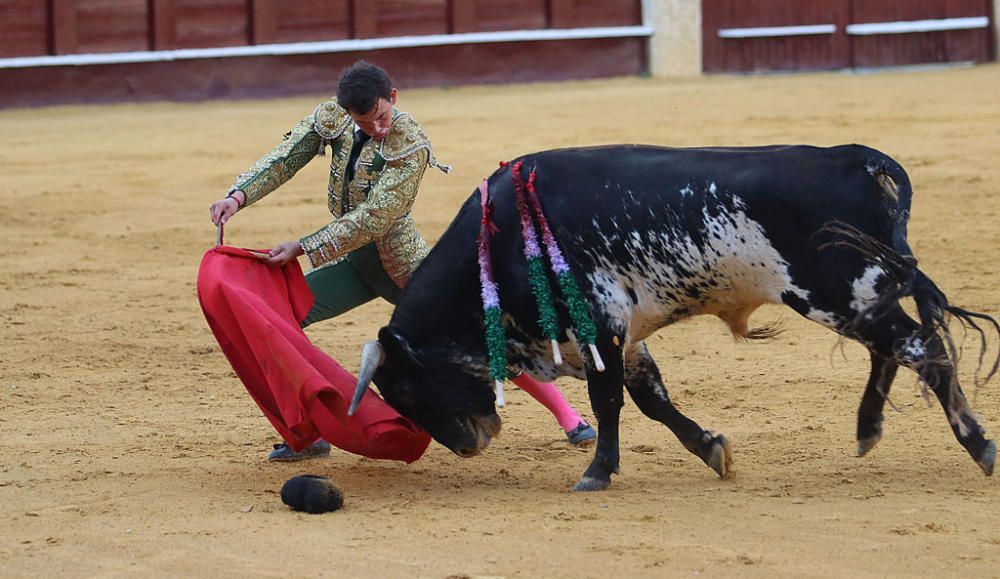 Más de siete mil personas presencian una final del Certamen de Escuelas Taurinas de buen nivel en la que el triunfador fue Miguel Aguilar y en la que también destacó el almeriense Jorge Martínez