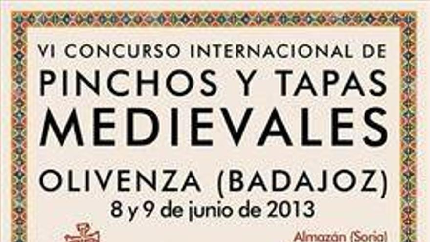 El concurso internacional de tapas medievales de Olivenza será el fin de semana