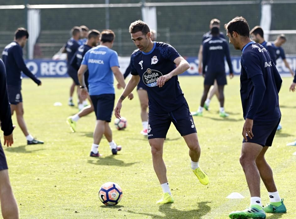 El Dépor prepara el duelo ante el Málaga