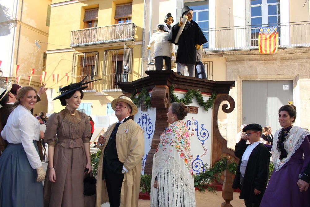 Fiesta fallera decimonónica para celebrar el aniversario del Patrimonio