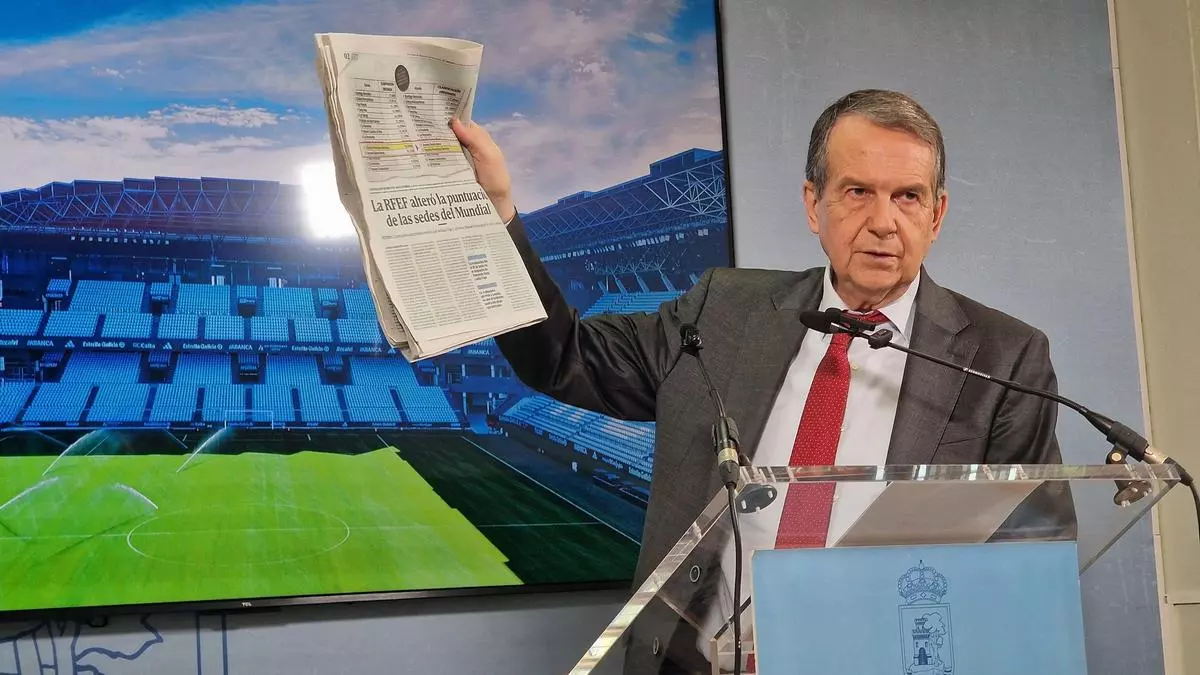 Abel Caballero exige transparencia a la RFEF: "Vigo era sede del Mundial y alguien lo cambió"