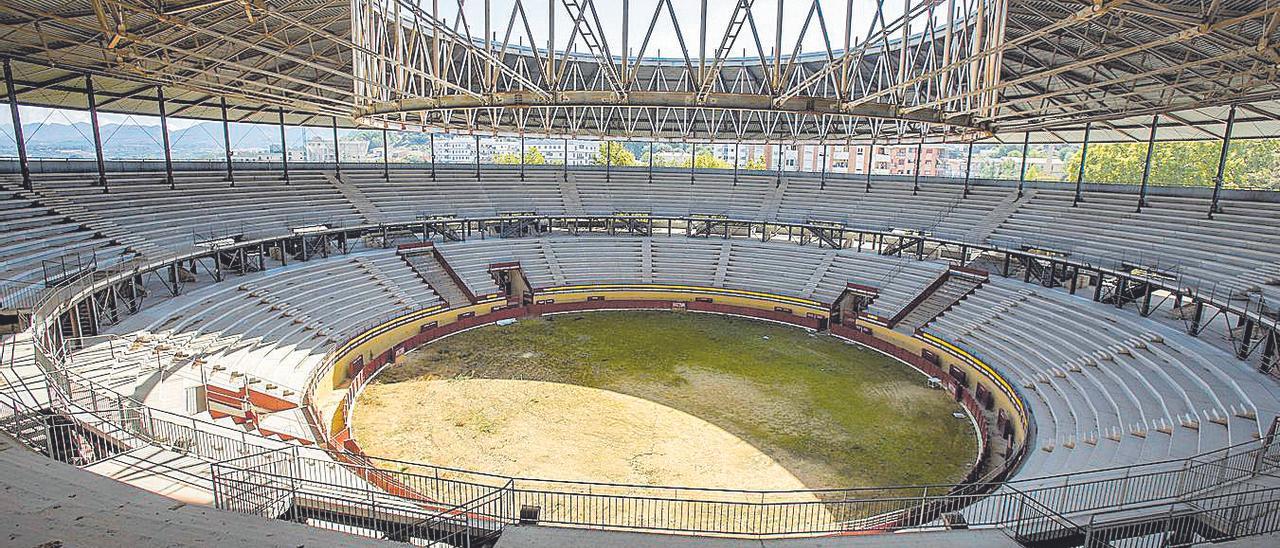 Vista del interior de la Plaza de Toros de Xàtiva, en una imagen de archivo del año 2019