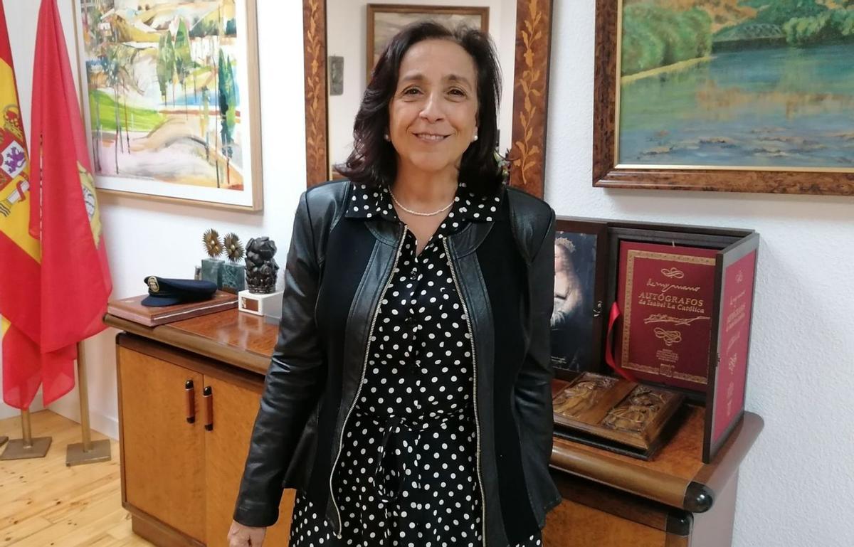 Ángeles Medina, en su despacho de Alcaldía. | FIRMA