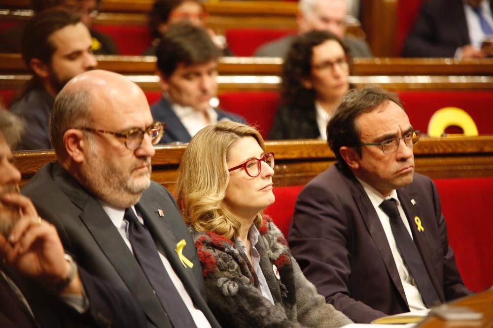 Ple d'investidura de Jordi Turull al Parlament