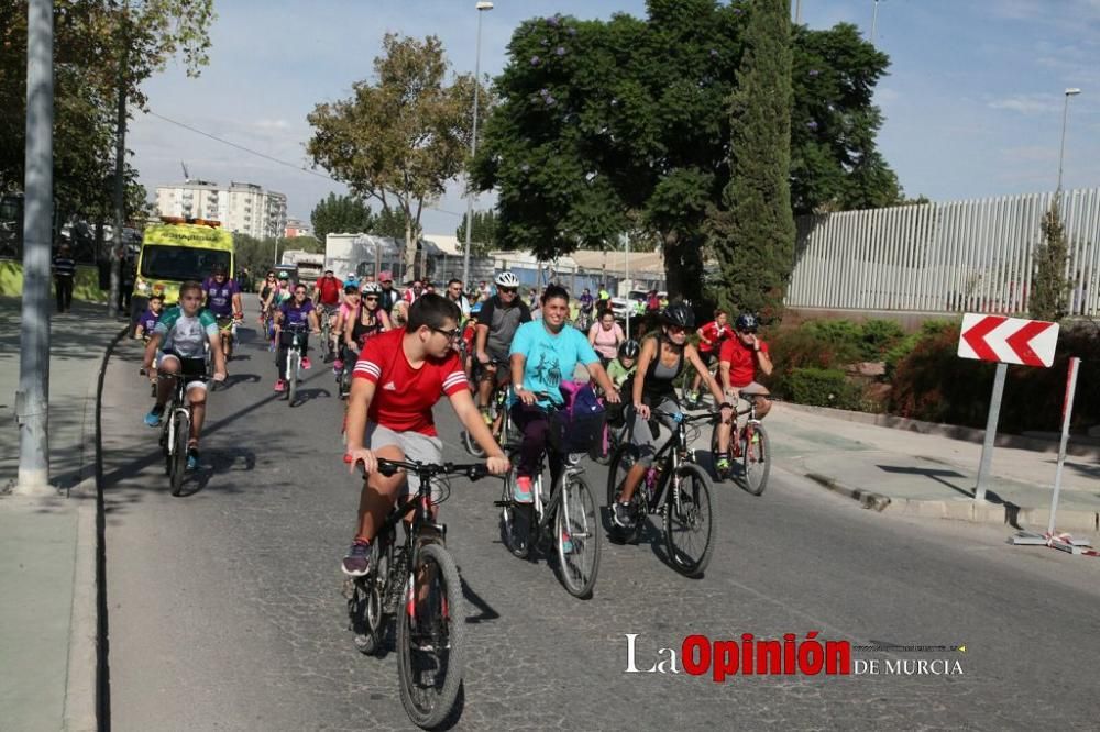 Ciclopaseo para clausular en Lorca los JDG