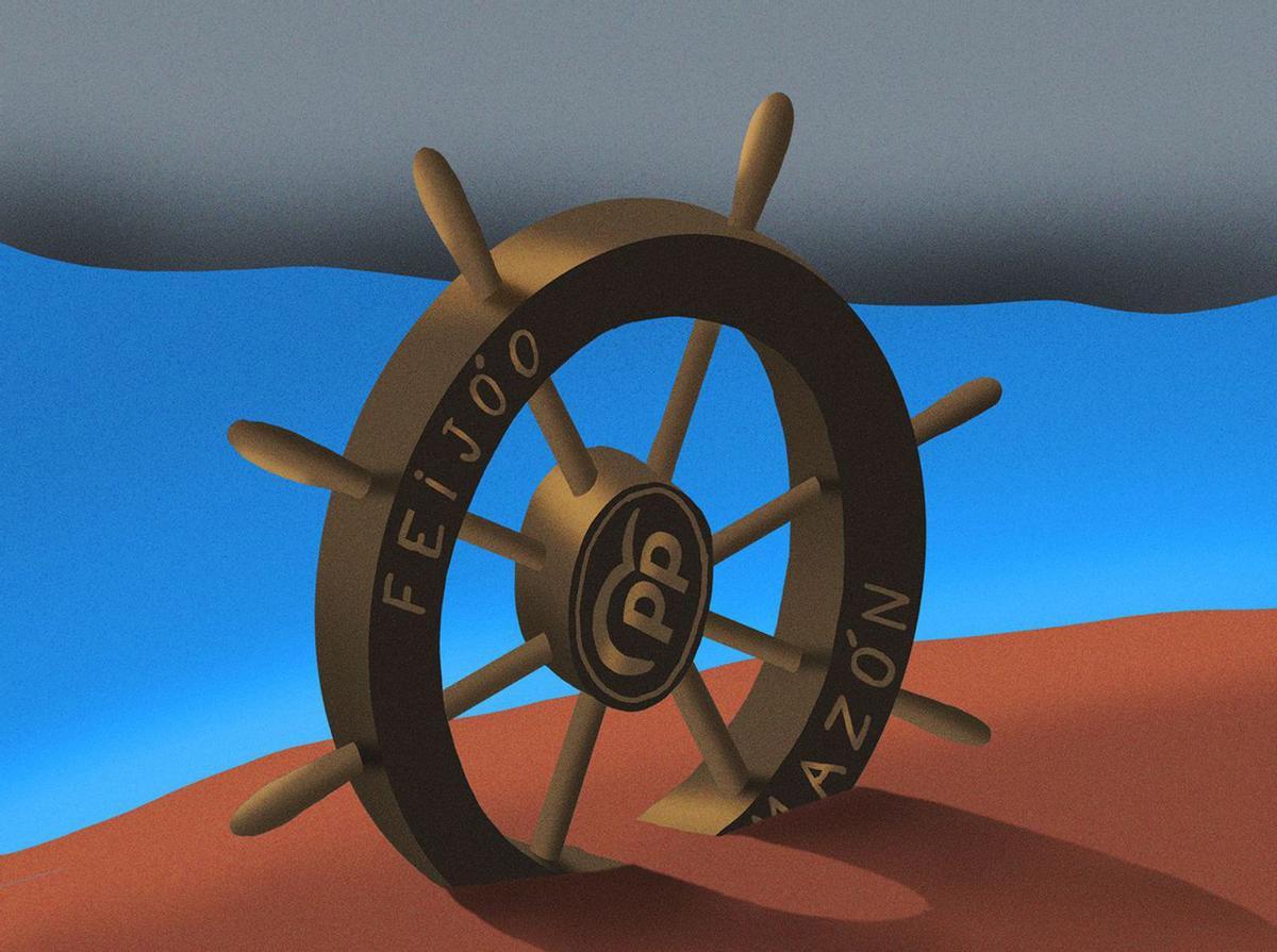 Feijóo, en el mirall de Mazón