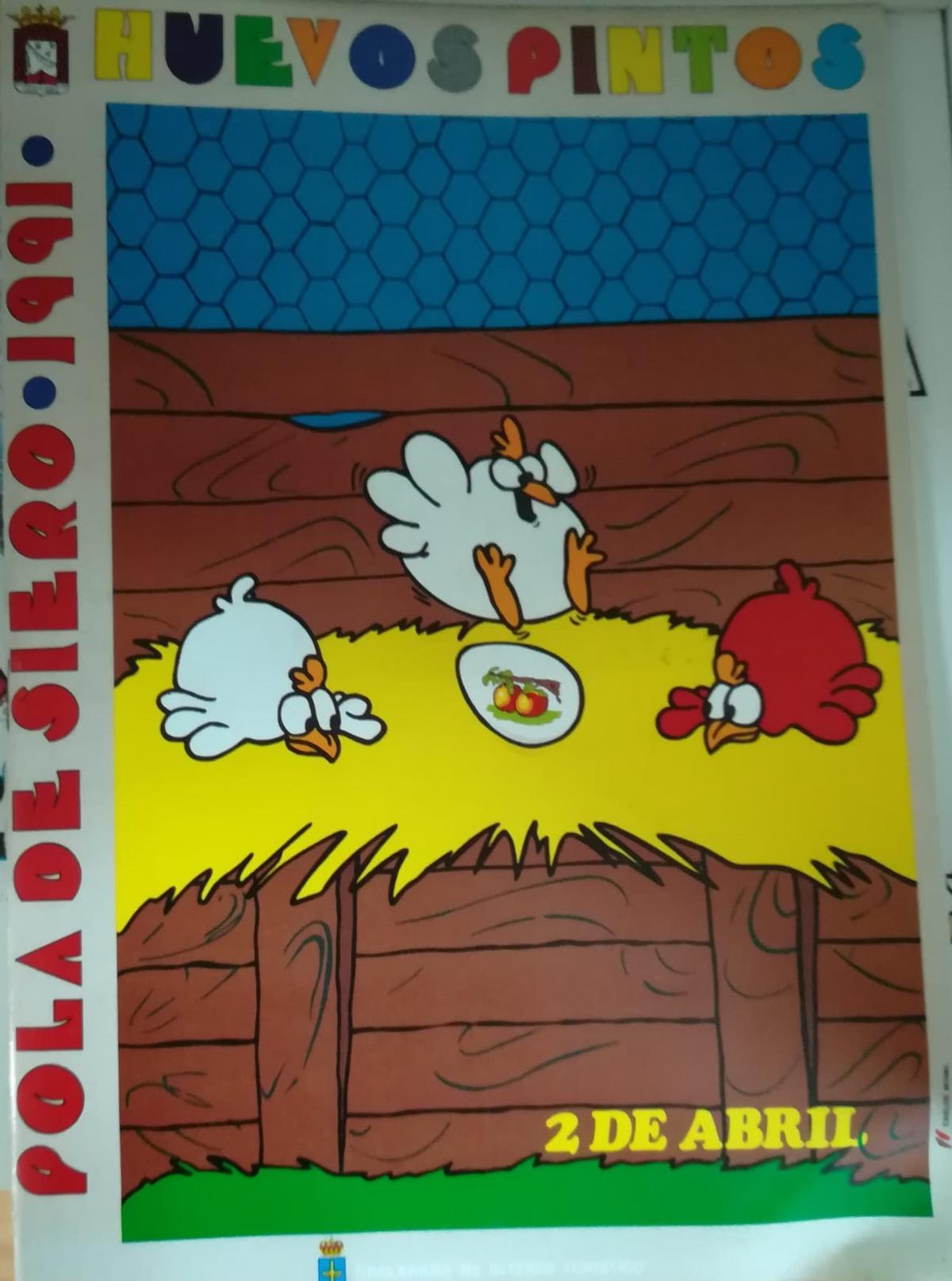 Los carteles de Güevos Pintos: así se dibujó la tradición polesa a lo largo de los años Los carteles de Güevos Pintos: así se dibujó la tradición polesa a lo largo de los años