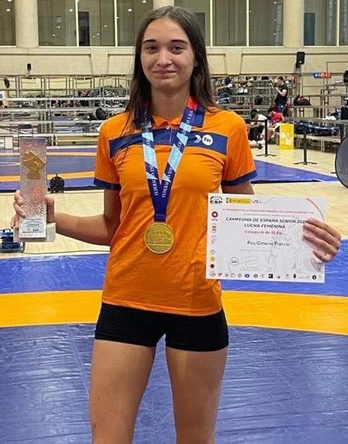 Pau Gimeno con sus últimas conquistas.