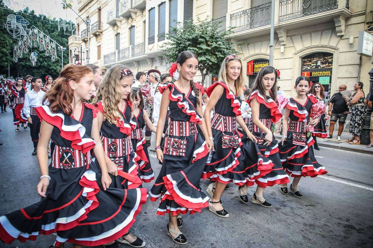 Ofrenda de flores de las fiestas de La Reconquista y de Moros y Cristianos 2025 en Orihuela